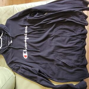 Champion Black Pullover Hoodie